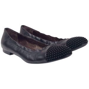AGL Attilio Giusti Leombruni Blakely Studded Toe Ballet Flats EU 39 US 8 8.5